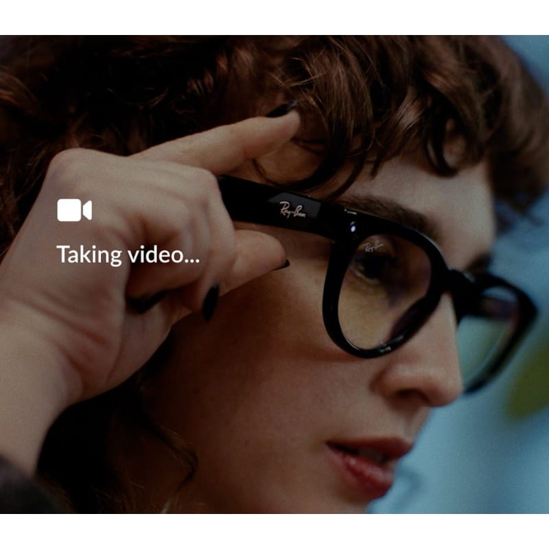 Ray-Ban Meta Wayfarer Negro Mate - grabación de vídeo