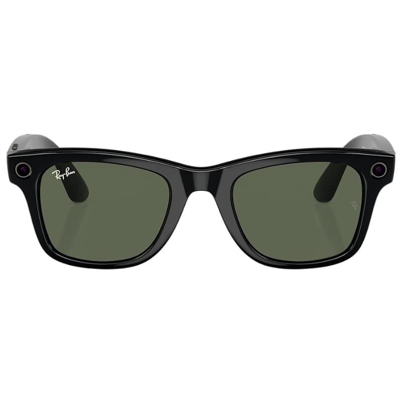 Ray-Ban Meta Wayfarer Noir Brillant - vue de face