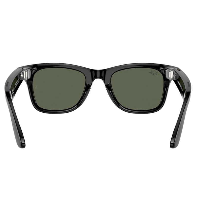 Ray-Ban Meta Wayfarer Noir Brillant - vue arrière