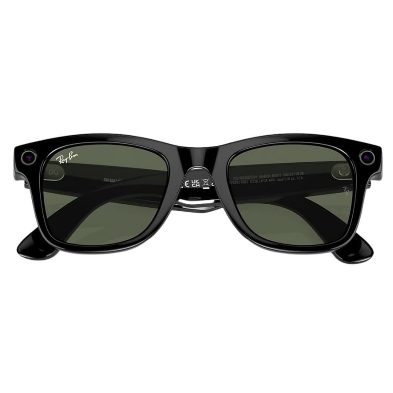 Ray-Ban Meta Wayfarer Noir Brillant - pliable