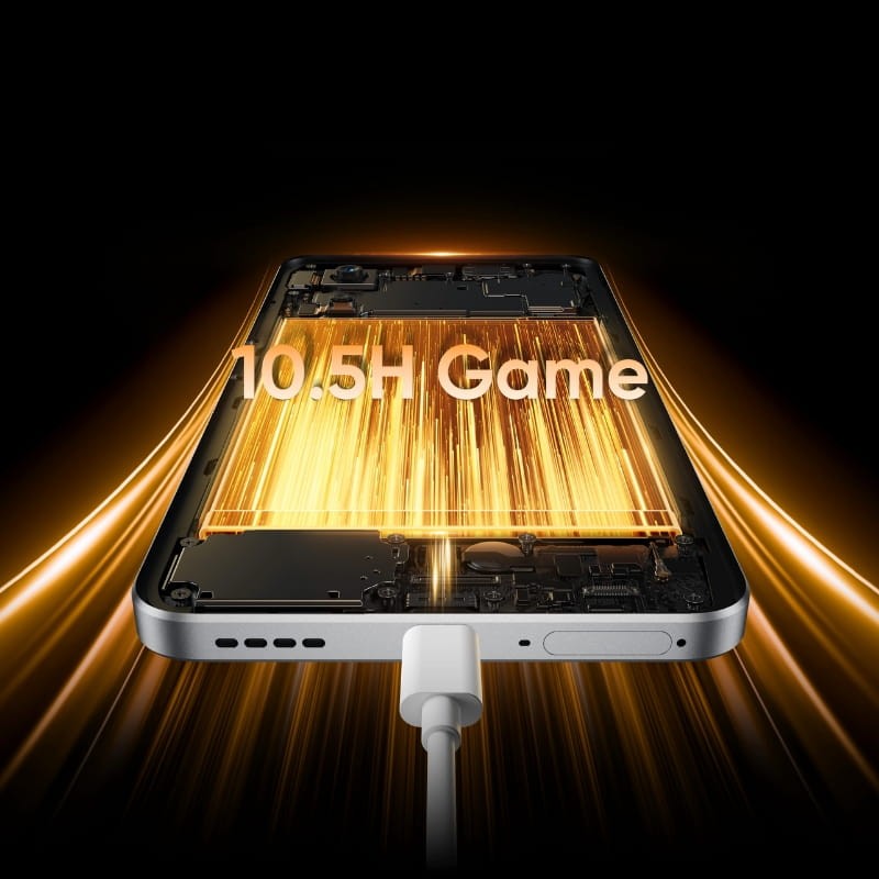 Realme 14 5G 12GB/256GB Plata - capacidad de la batería