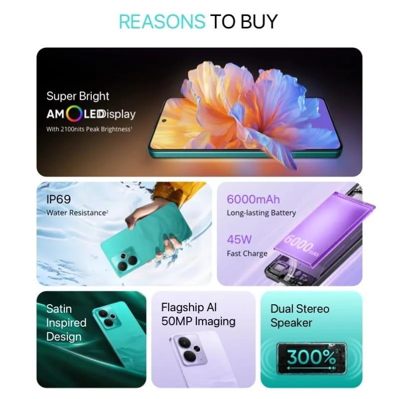 Realme 14T 5G 8GB/256GB Preto - funções principais