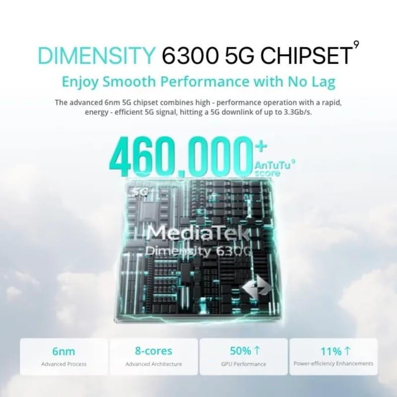 Realme 14T 5G 8GB/256GB Preto - processador