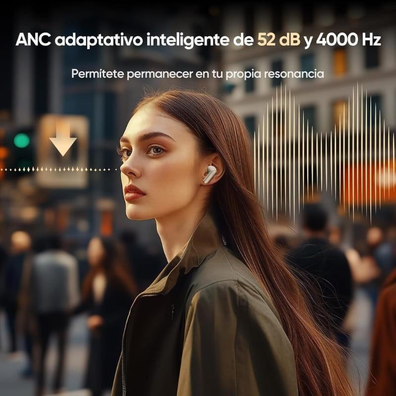 Realme Buds Air 7 Vert avec annulation du bruit (ANC) - annulation du bruit