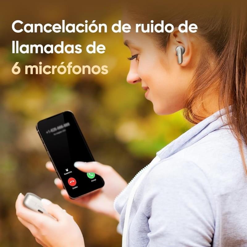 Realme Buds Air 7 Vert avec annulation du bruit (ANC) - microphones intégrés