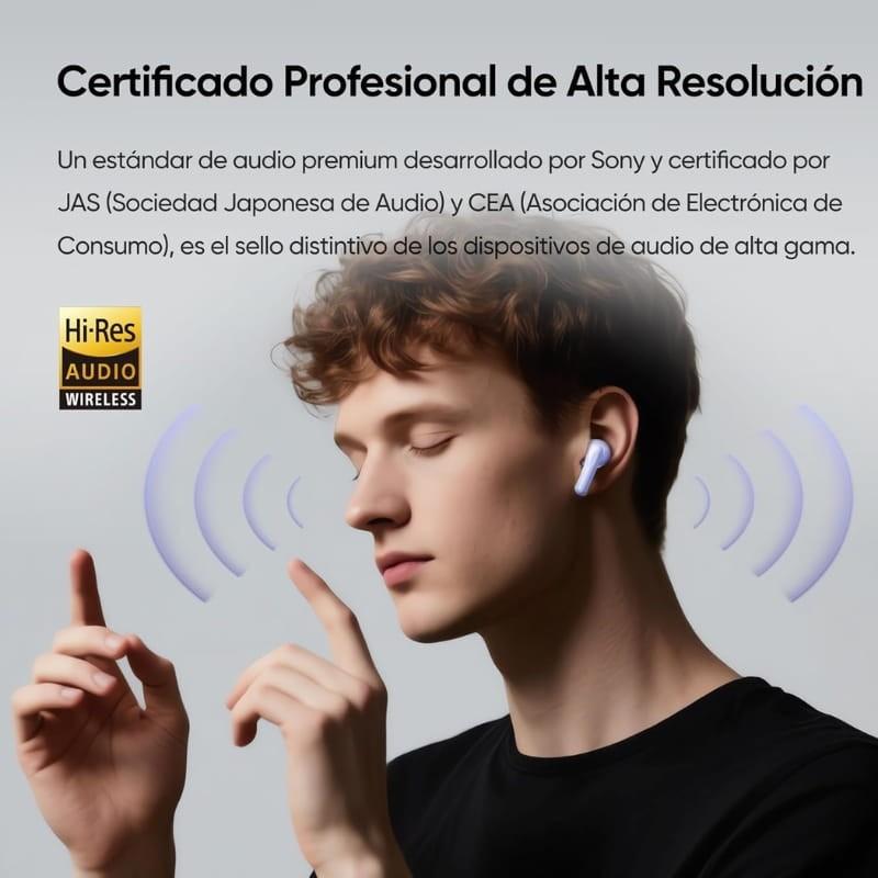 Realme Buds T200 ANC Negro - sonido Hi-Res