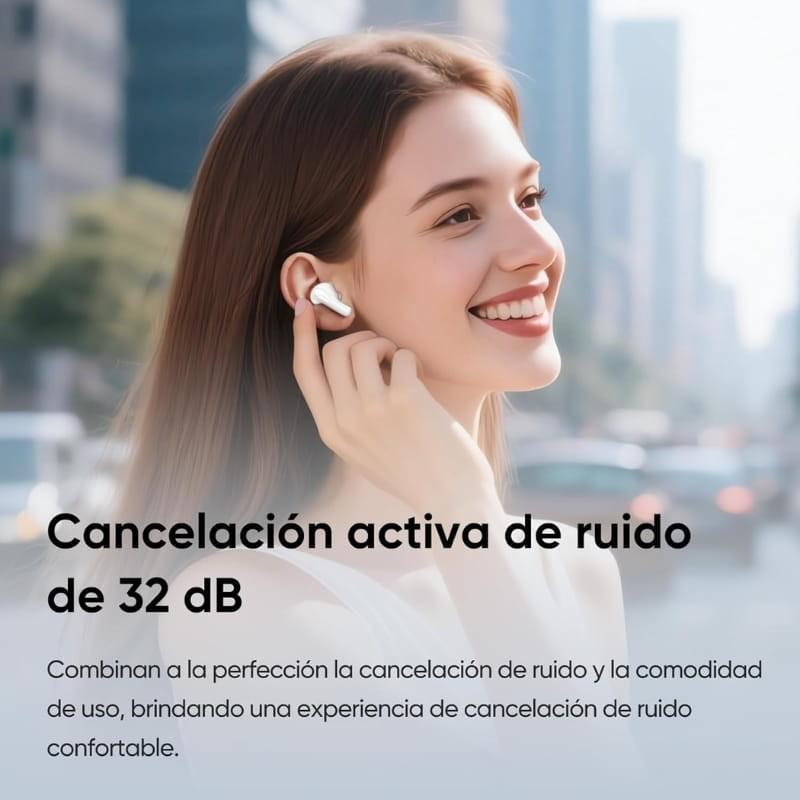 Realme Buds T200 ANC Negro - cancelación activa de ruido