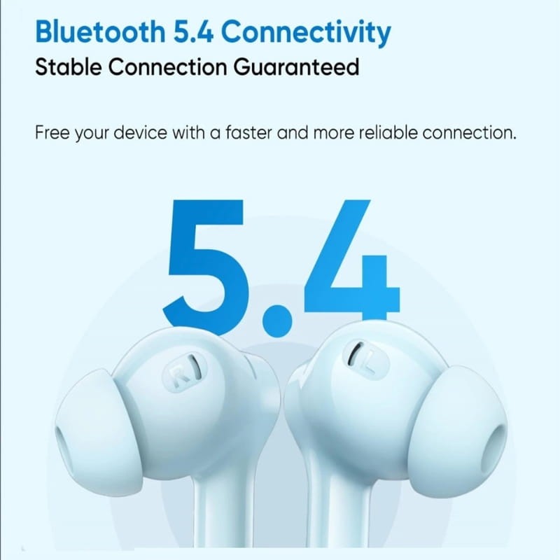 Realme Buds T200x ANC Azul - conectividade Bluetooth