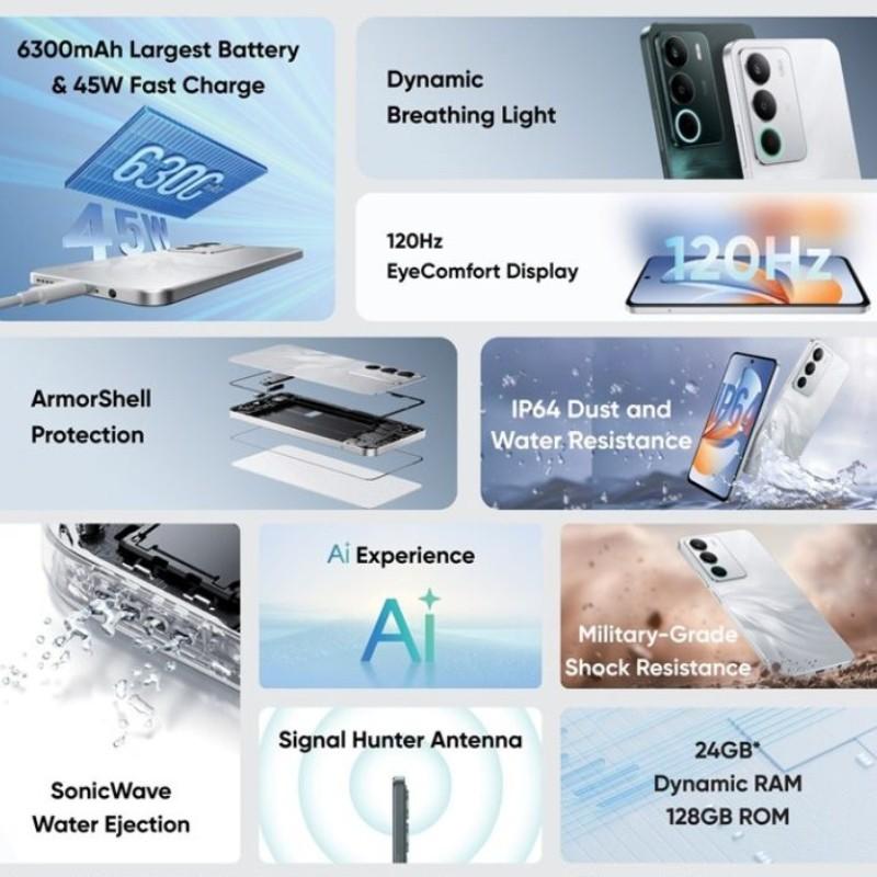 Realme C71 8 GB/256 GB Branco - principais funcionalidades