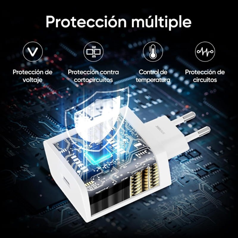 Realme SUPERVOOC 45W USB-A Blanco - protección múltiple