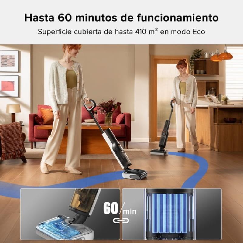 Roborock F25 870 ml Preto/Branco - duração da bateria