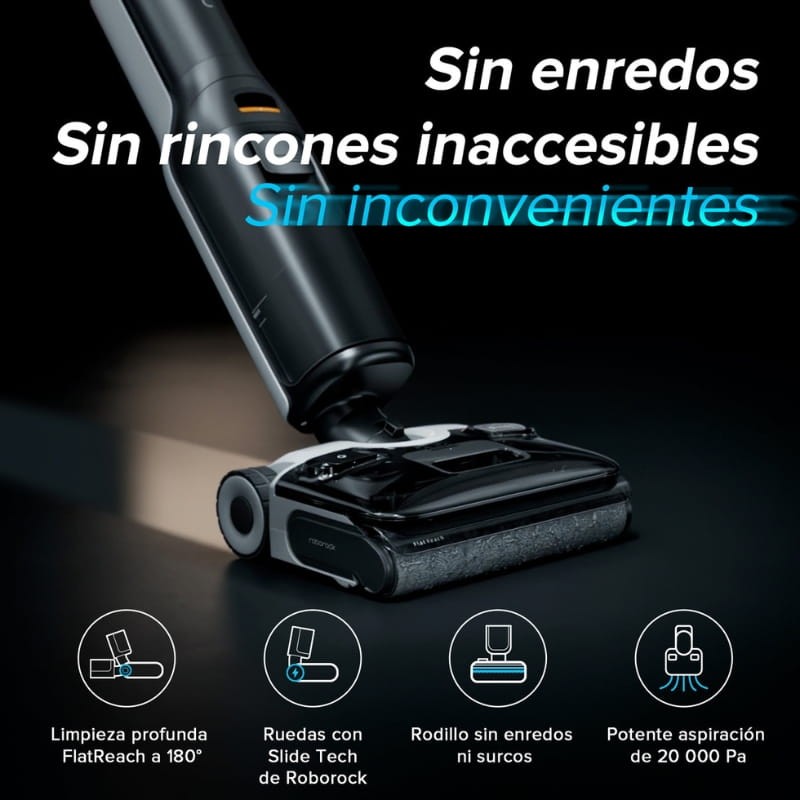 Roborock F25 ACE 740 ml Preto/Branco - caraterísticas principais