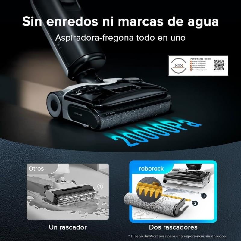 Roborock F25 ACE Combo - função de lavagem