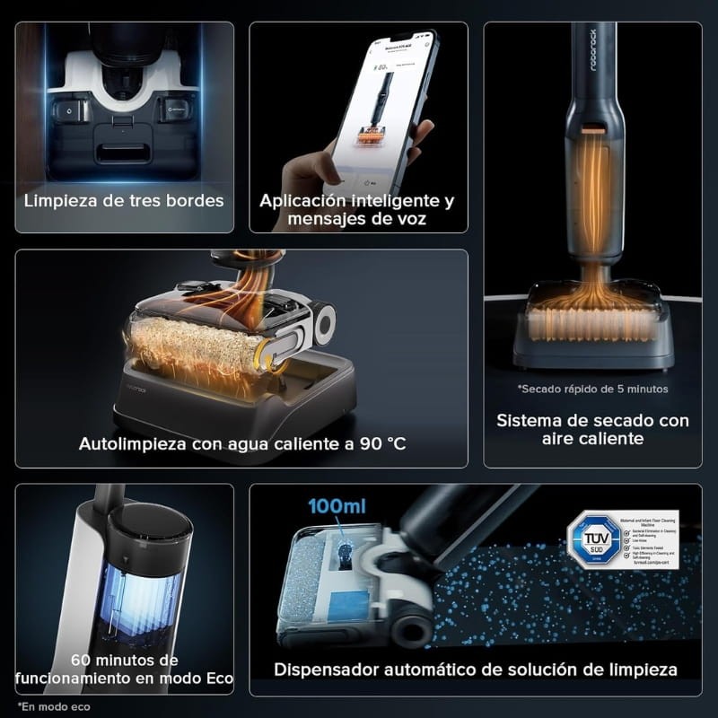 Roborock F25 ACE Combo - funções principais