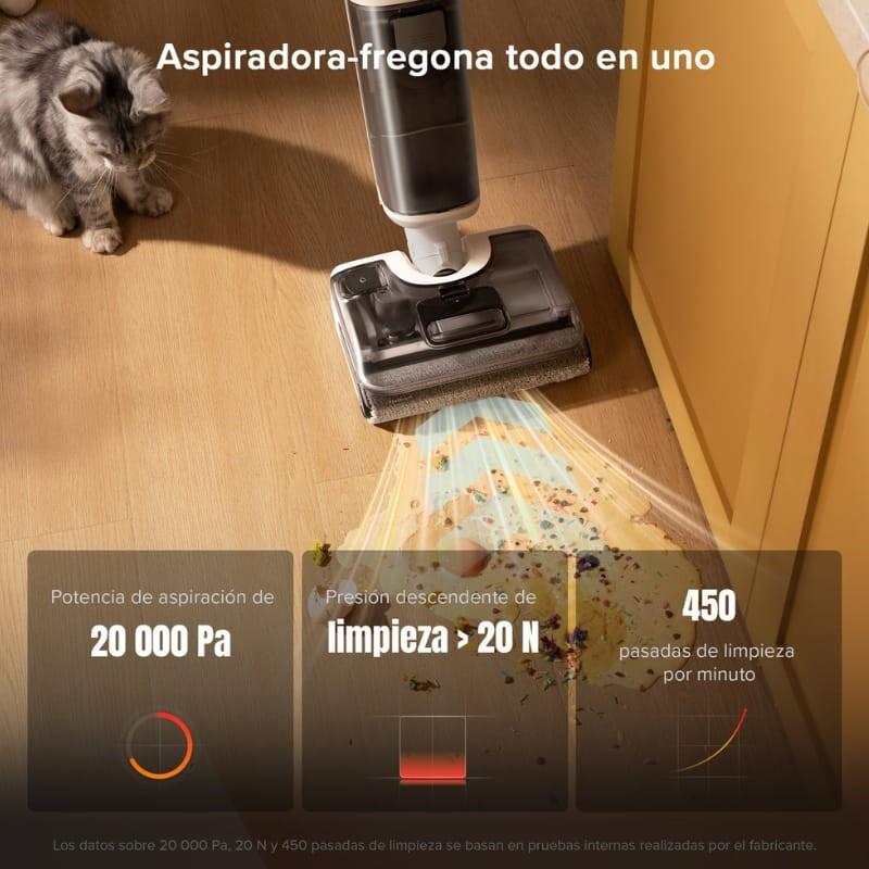 Roborock F25 RT 870 ml Blanc - pouvoir de nettoyage