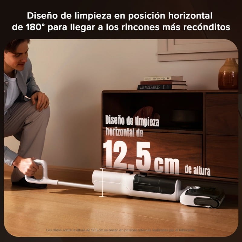 Roborock F25 RT 870 ml Blanc - conception flexible