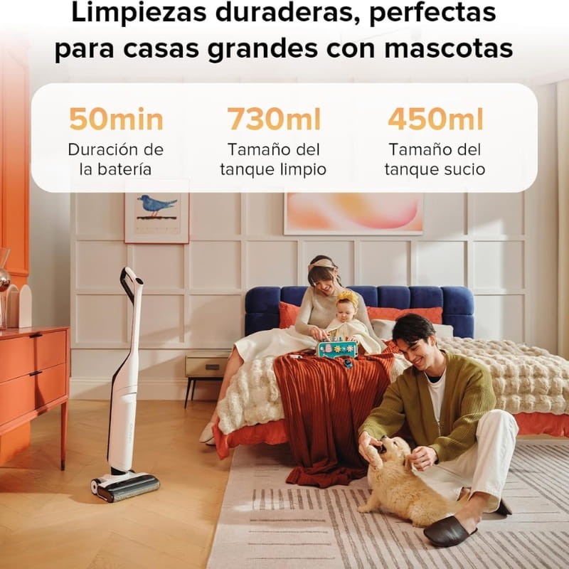 Roborock Flexi Pro 730 ml - autonomía