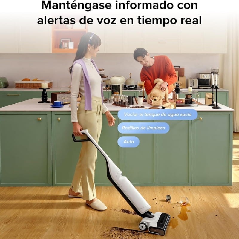 Roborock Flexi Pro 730 ml - alertas de voz