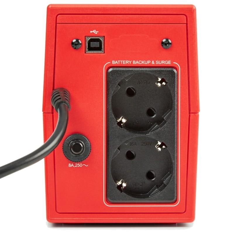 fonte de energia Salicru SPS 850 SOHO+ - Traseiro