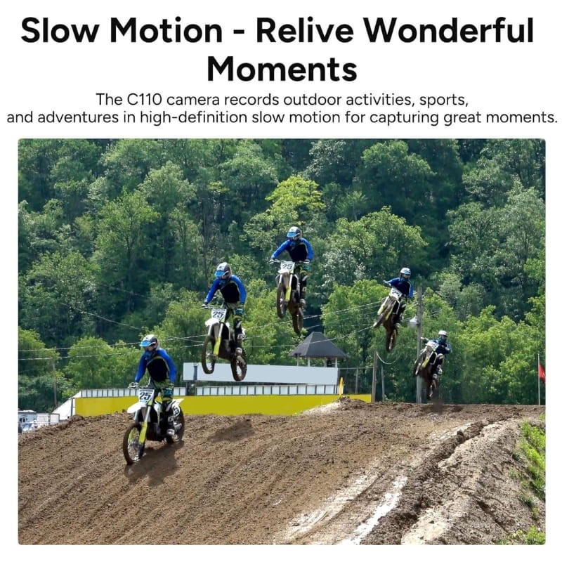 SJCAM C110 Negro - función slow motion