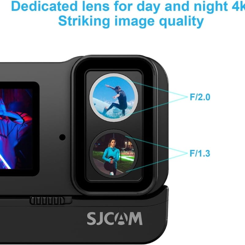 SJCAM SJ20 4K WiFi - Cámara Deportiva - lente dual