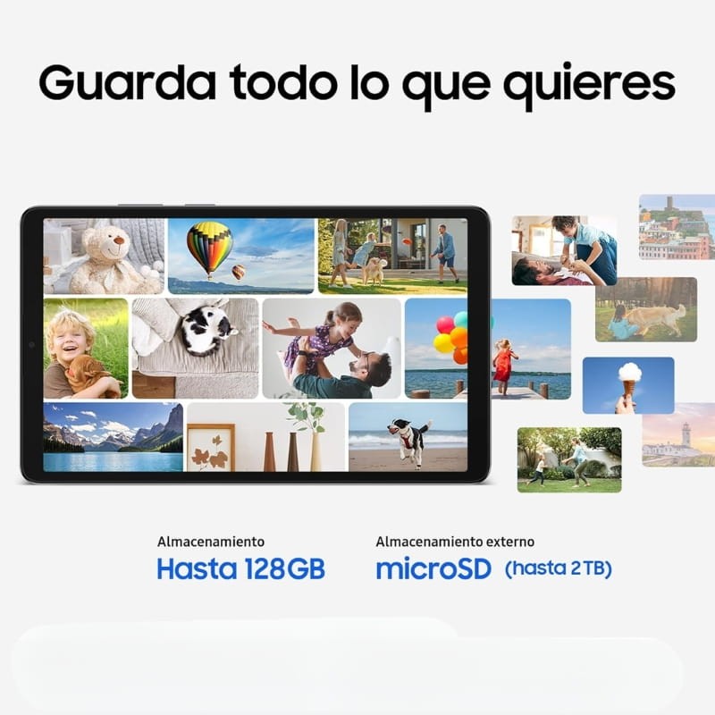 Samsung Galaxy Tab A11 8,7 4GB/64GB WiFi Cinzento - capacidade de memória