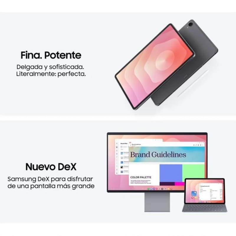 Samsung Galaxy Tab S11 Ultra 12GB/512GB Gris - detalles del diseño