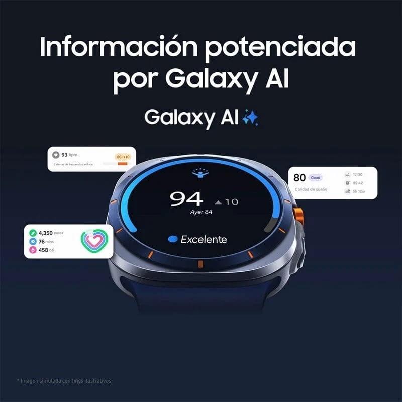 Samsung Galaxy Watch Ultra 2025 Plata Titanio - asistente Galaxy AI