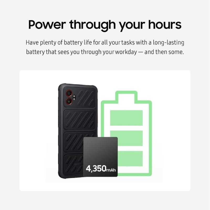 Samsung Galaxy XCover7 Pro 6GB/128GB Negro - capacidad de la batería