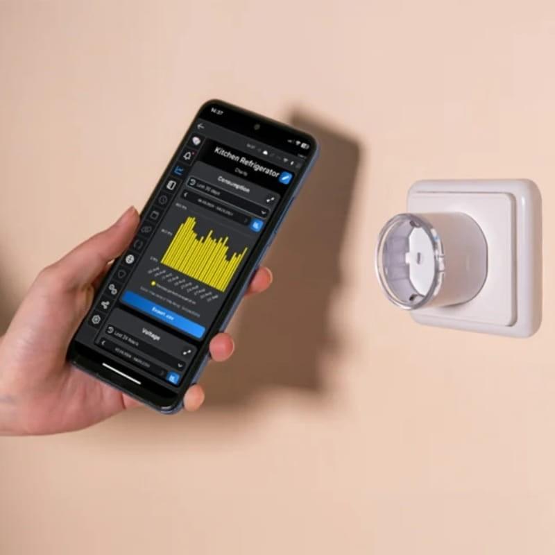 Shelly Plug S MTR Gen3 Branco - Ficha inteligente - conetividade sem fios