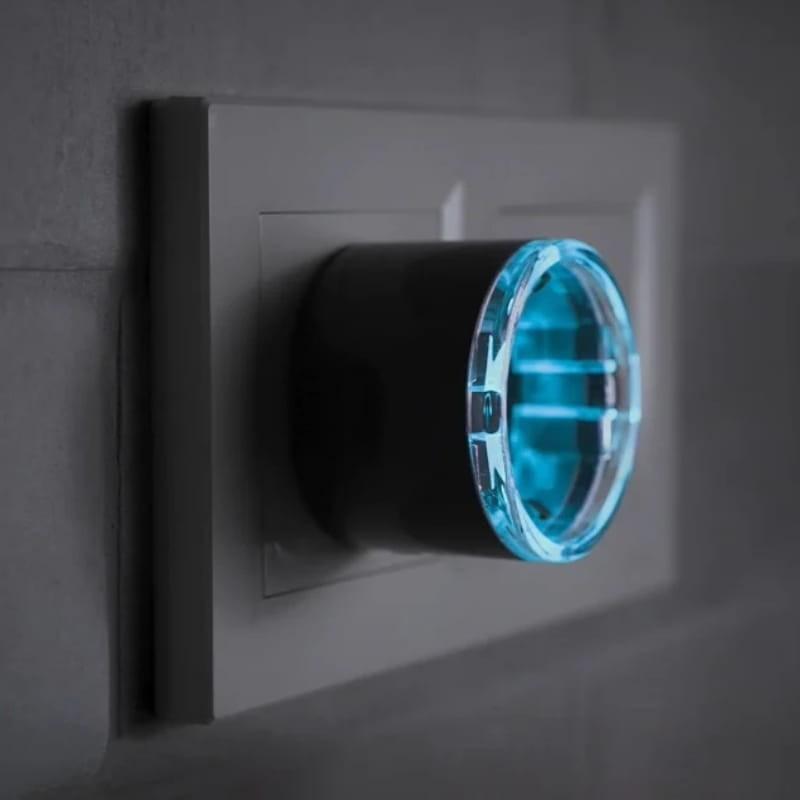 Shelly Plug S MTR Gen3 Branco - Ficha inteligente - Indicador LED