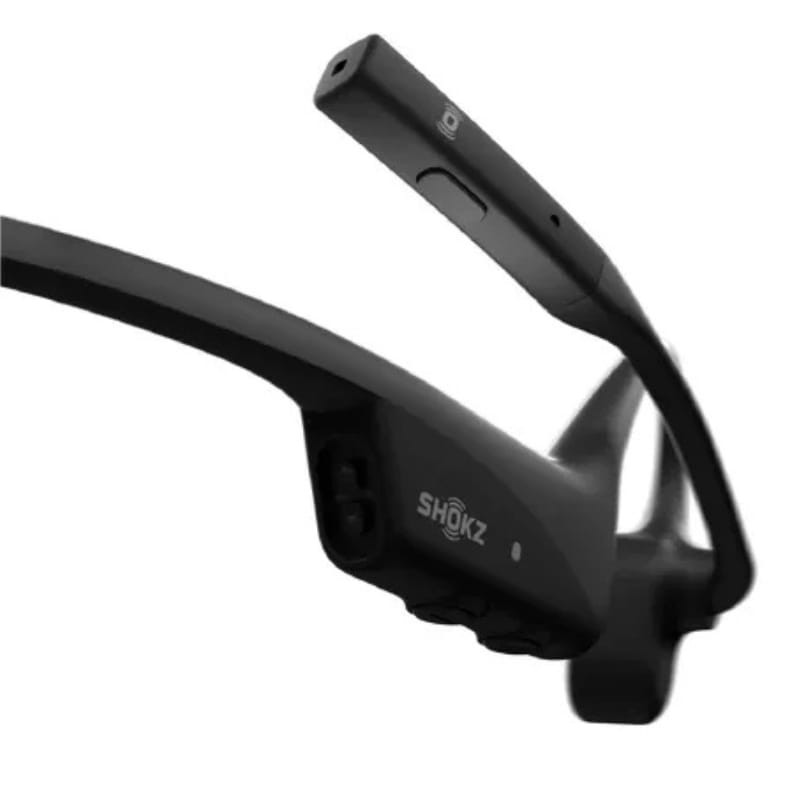 Shokz OpenComm 2 Industrial Noir - Casque à conduction osseuse - détails de la conception