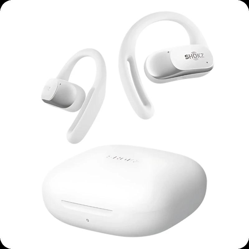 Shokz OpenFit Air Branco - Auscultadores Bluetooth