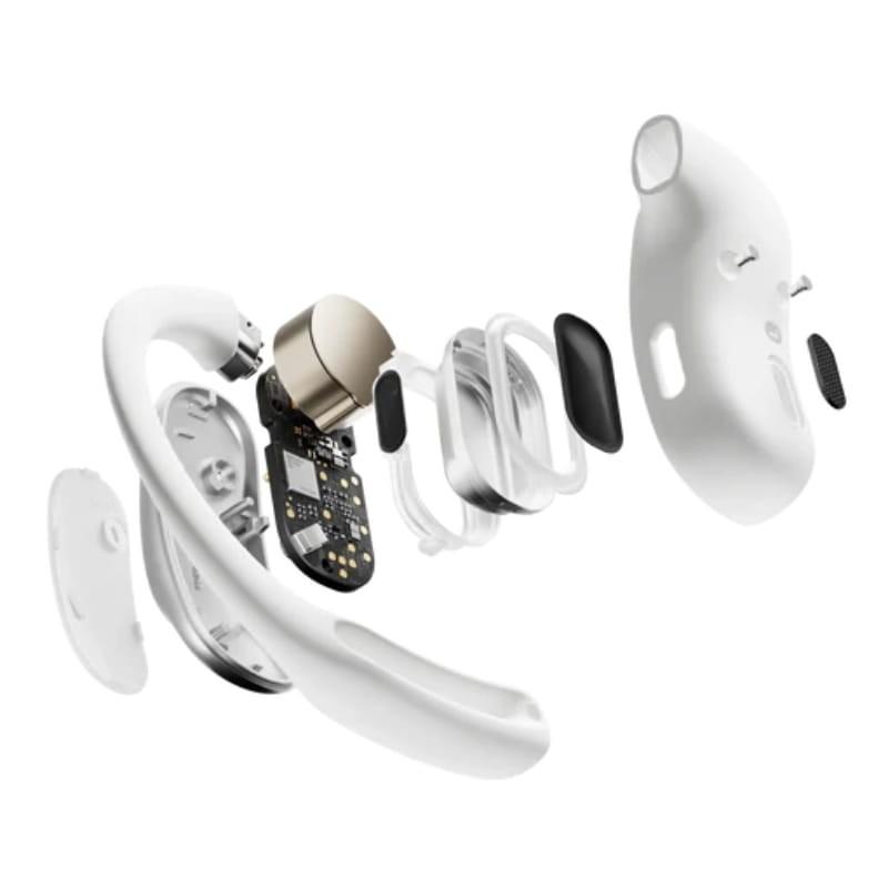 Shokz OpenFit Air Branco - Auscultadores Bluetooth - estrutura do auricular