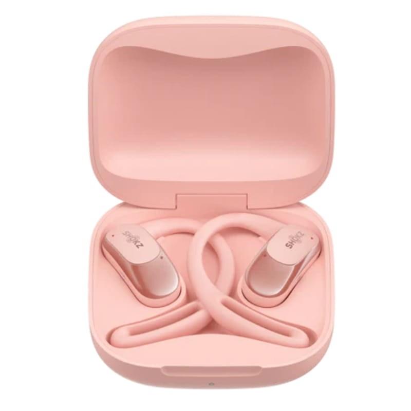 Shokz OpenFit Air Rosa - Auriculares Bluetooth - estuche de carga