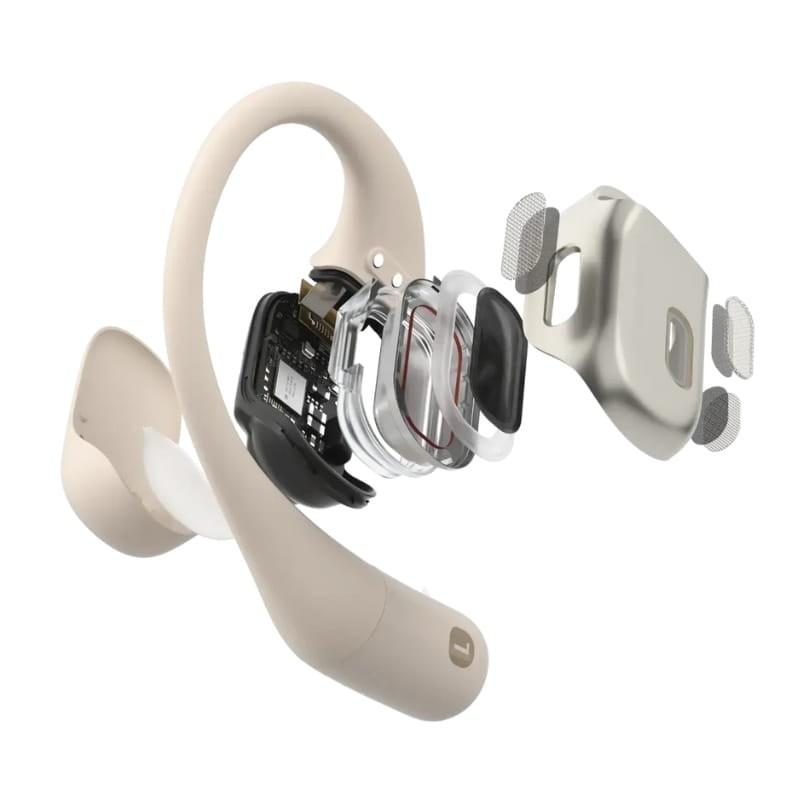 Shokz OpenFit Bege - Auscultadores Bluetooth - estrutura do auricular