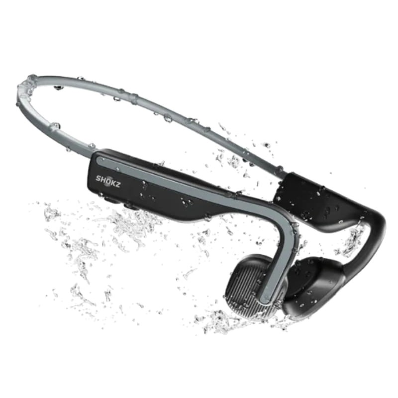 Shokz OpenMove Gris - Auriculares de Conducción Ósea - resistencia al agua