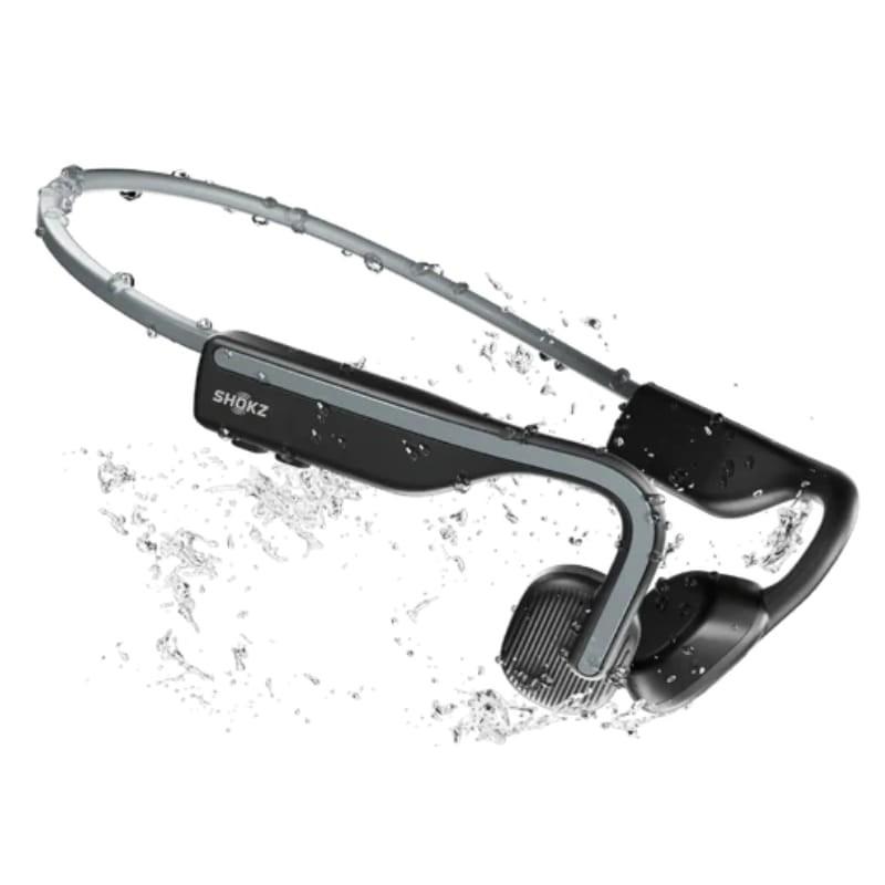 Shokz OpenMove Gris - Auriculares de Conducción Ósea - resistencia al agua