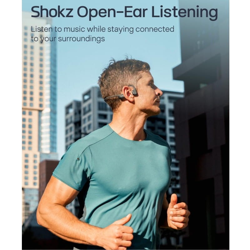 Shokz OpenRun Pro 2 Negro - diseño open-ear