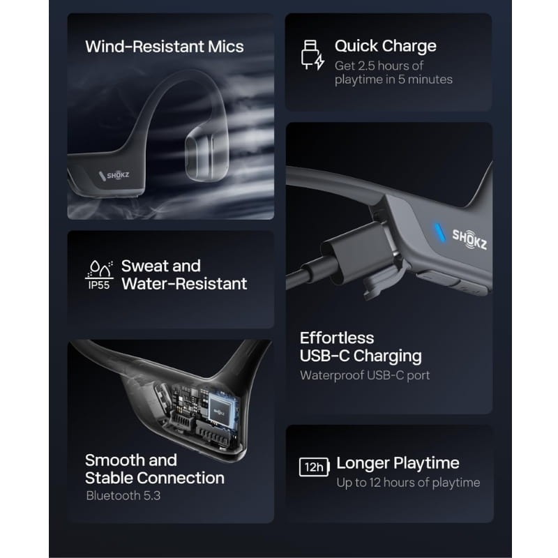 Shokz OpenRun Pro 2 Negro - funciones adicionales