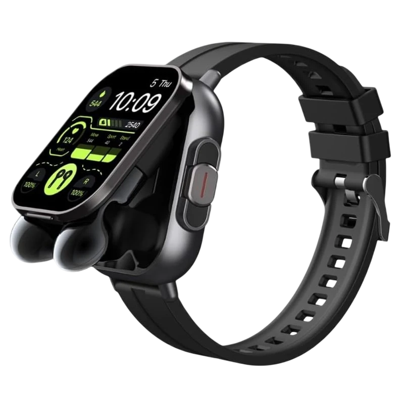 D8 Negro con Correa de Silicona y Auriculares