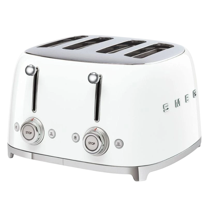 Tostadora Smeg TSF03WHEU 4 rebanadas 2000 W Blanco