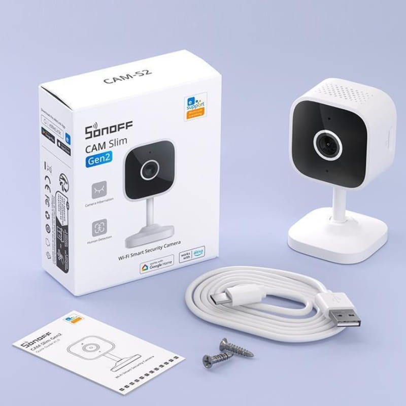 Sonoff CAM-S2 (Gen. 2) Full HD WiFi - contenido de la caja