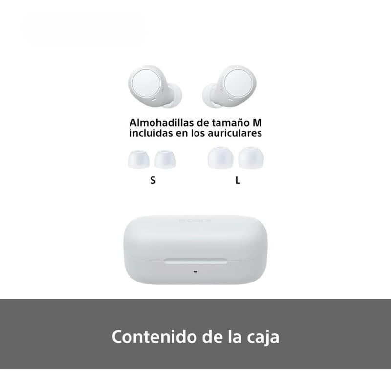 Sony WFC510 TWS Blanco - Auriculares Bluetooth - contenido de la caja