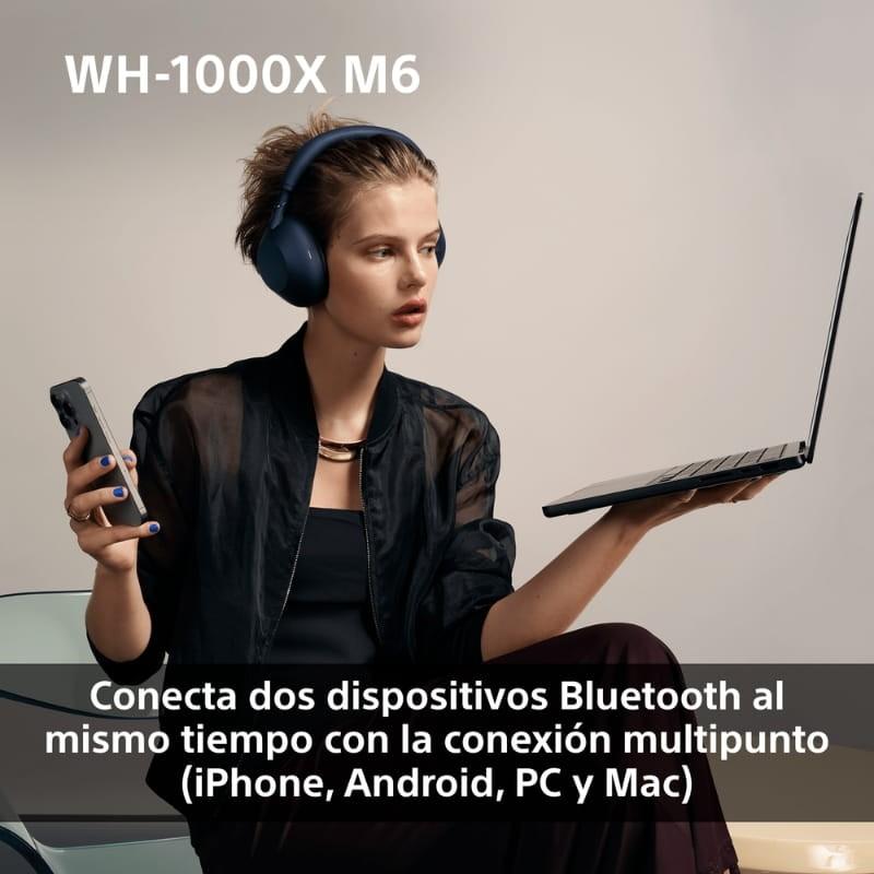 Sony WH-1000XM6 ANC Bleu Minuit - connexion multipoint