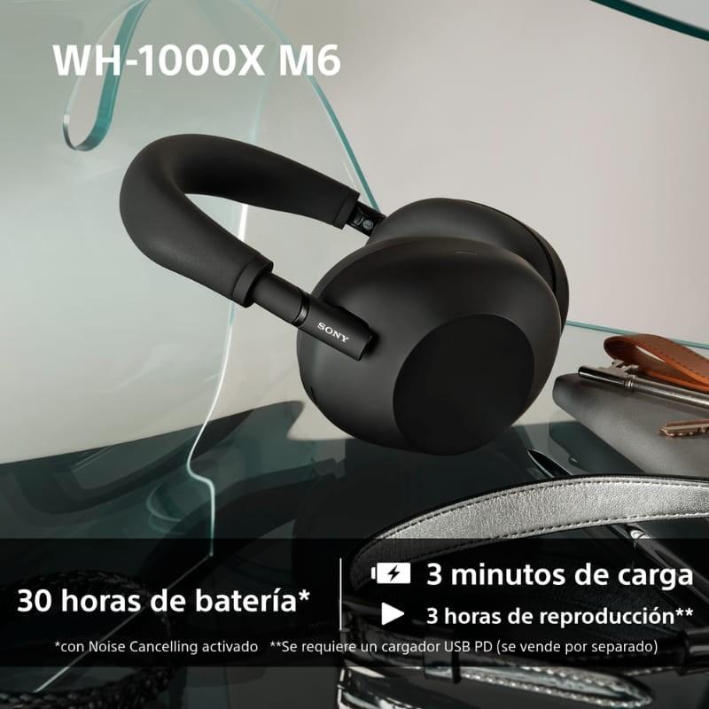 Sony WH-1000XM6 ANC Bleu Minuit - autonomie de la batterie
