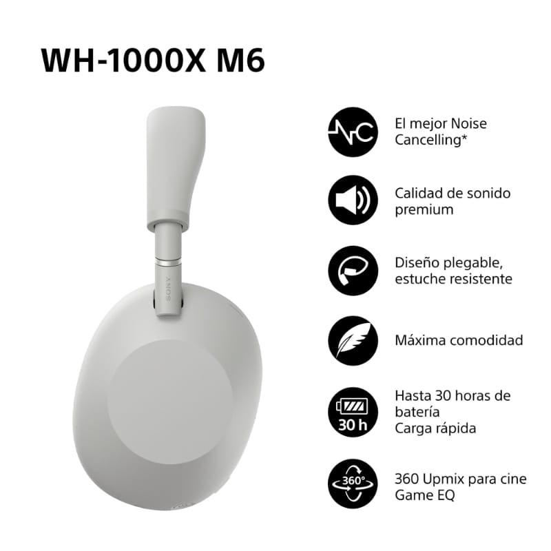 Sony WH-1000XM6 ANC Prata - funções principais
