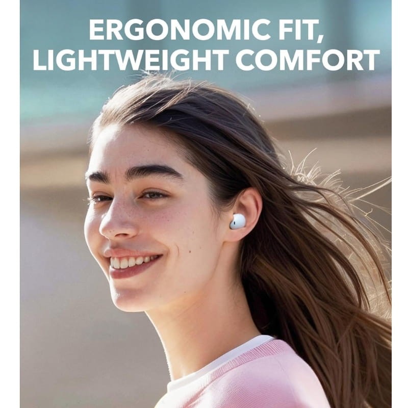 Soundcore A30i ANC Bleu - conception légère