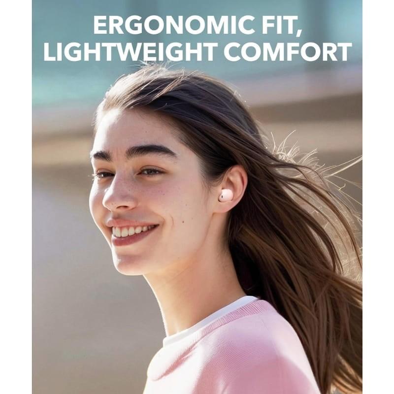 Soundcore A30i ANC Blanc - conception légère