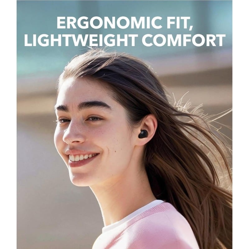 Soundcore A30i ANC Noir - conception confortable